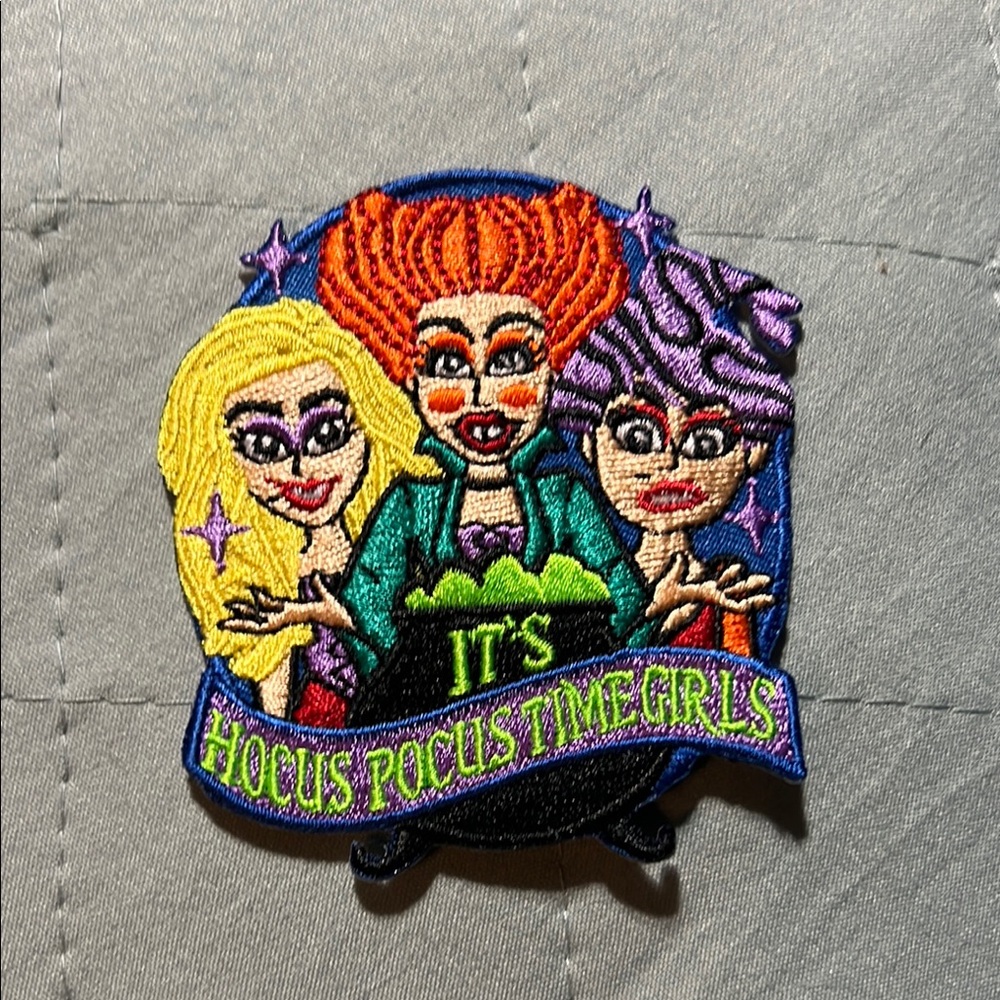 Hocus Pocus Time Girls Embroidered Patch